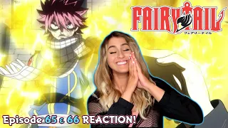 🔥LET THE FIRE BURN NATSU! 🔥 Fairy Tail Episode 65 & 66 REACTION!