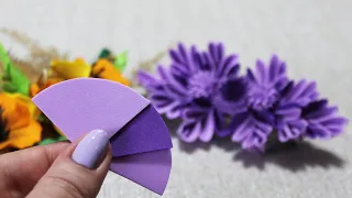 DIY Hair Clip with Foam Sheet - How to Make Beautiful Foam Flowers