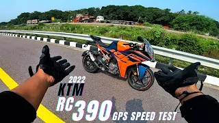 2022 KTM RC390 GPS Error And Top Speed Test🔥 | kya Rc390 Leni Chaiye?😱