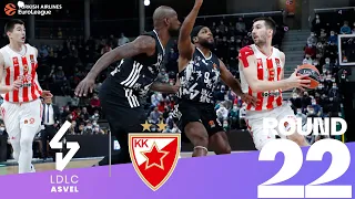 Jones inspires ASVEL to get thrlling win! | Round 22, Highlights | Turkish Airlines EuroLeague