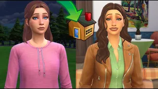 I finally gave my homeless sim a home! // Sims 4 homeless sim