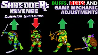 #AD | DLC | TMNT Shredder's Revenge: Balance changes. Buffs, Nerfs and Game Mechanic tweaks.