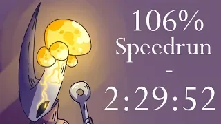 Hollow Knight 106% True Ending NMG Speedrun - 2:29:52