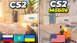 СРАВНЕНИЕ ОФИЦИАЛЬНОЙ CS2 Mobile И CS2! КС ГО 2 на Андроид!