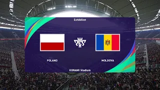 Poland U17 vs Moldova U17 (30/09/2023)  UEFA U17 EURO 2024 PES 2021