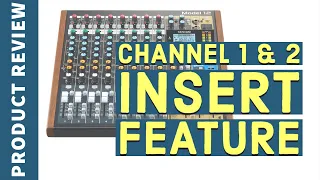 Channel 1 & 2 INSERT Feature | TASCAM Model12