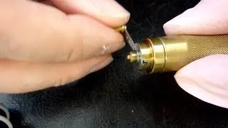 How to fit a watch mainspring into the barrel using Bergeon winders. Watch repairing techniques.