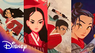 Disney Art 4 Ways: Mulan | Disney