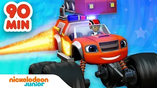 Blaze et les Monster Machines | 1 heure et demie de sauvetages signés Blaze ! | Nick Jr.