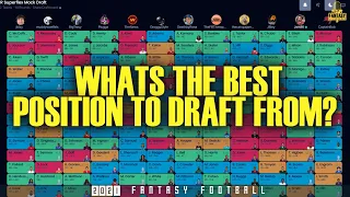 What is the best position to draft from? Fantasy Football Advice 2021