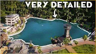 This TINY Plesiosaurus Lagoon is super detailed! Jurassic Park Evolution 2 Speedbuild