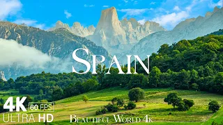 Spain 4K - A 4K Visual Journey Most Stunning Landmarks and Landscapes - Relaxing Music