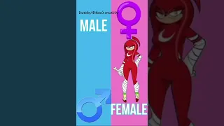 Sonic Characters GenderSwap 💕 Edit | Sonic cambio de Gènero