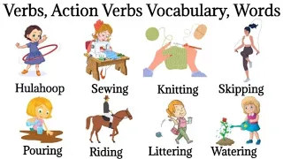 Action verbs  || Useful Action verbs vocabulary | In English with pictures.