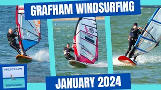 Grafham Water Windsurfing January 2024