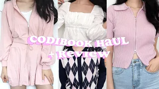 HUGE KOREAN FASHION TRY-ON HAUL + REVIEW | CODIBOOK 🌷 (insta-worthy pastel vibes 🌸)