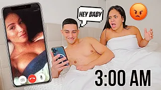 FACETIMING Another GIRL In The Middle Of The Night! *GONE WRONG*