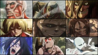 9 Titan Shifters first appearance [Attack on Titan]