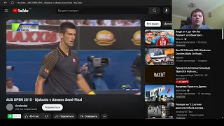 Реакция на ролик "AUS OPEN 2015 - Djokovic v Abrams Semi-Final"