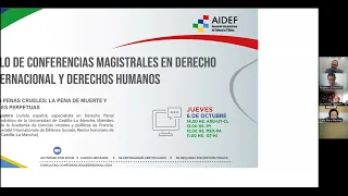 Ciclo conferencias magistrales en Derecho Internacional y Derechos Humanos organizado por AIDEF 30