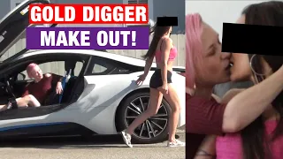 Gold Digger Prank PART 1 - SHE MAKES OUT!