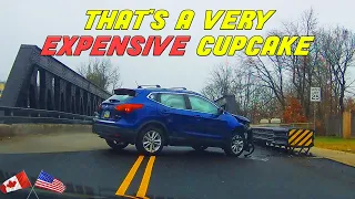 DRIVER DROPPED HER CUPCAKE AND REACHED DOWN FOR IT