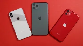 iPhone 11 Pro Max vs 11 vs X ULTIMATE Comparison - Camera & Speed Test