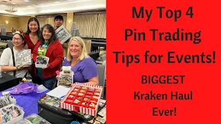 Biggest Disney Pin Trading Haul Ever! | 4 Tips for Trading at Events