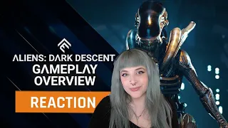 My reaction to Aliens Dark Descent Official Gameplay Overview Trailer | GAMEDAME REACTS