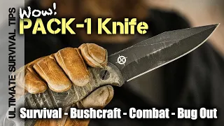 NEW! Ultimate Survival Tips PACK-1 Knife for Bug Out, Bushcraft, Combat and Camping. Best Knife?