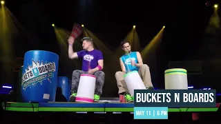 NEW TIME - Buckets N Boards at Cain Center for the Arts
