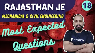 10:30 AM - Rajasthan JE | Most Expected Questions | Mech & Civil by Vivek Singh
