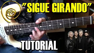 Como tocar "Sigue girando" de los Ratones Paranoicos | Tutorial Guitarra acordes rasgueo y punteo