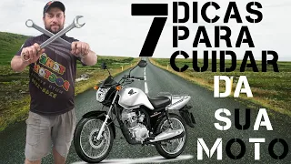 😲👌7 Dicas para cuidar da sua moto!