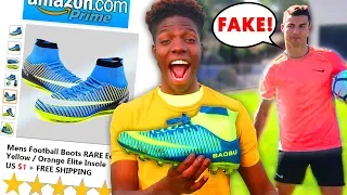 I Bought the FAKEST Ronaldo Reviewed Football Boots on Amazon!!