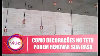 Descubra como decorações no teto podem renovar sua casa - Vida Melhor - 13/08/20