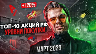 ТОП-10 АКЦИЙ РФ. РОСТ 120%! УРОВНИ ПОКУПКИ. КАКИЕ АКЦИИ ПОКУПАТЬ СЕЙЧАС? INVESTORY.