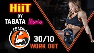 TABATA 30/10 - HiiT Workout music w/ TIMER - TABATAMANIA