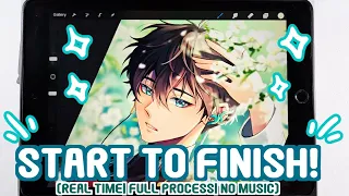 START TO FINISH| REAL TIME + FULL PROCESS| NO MUSIC