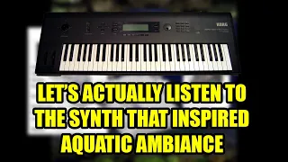 Aquatic Ambiance and the Korg Wavestation [quick vid]