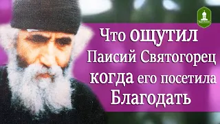 Что ощутил Паисий Святогорец когда его посетила Благодать и он увидел нетварный свет