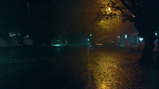 Enjoy ASMR Sound of Night Rain Walk : Rain Sound for Instant Sleep and Stress Relief