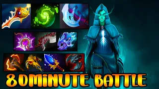 80MINUTE BATTLE - CRAZY PHANTOM ASSASSIN - FULL TEAM FIGHT - DOTA 2 GAMEPLAY