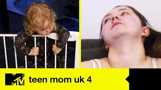 Chloe & Jordan Face A Nightmare Night Routine With Marley And Sunny | Teen Mom UK 4