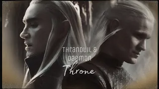 ||Thranduil|Daemon Targaryen|| Throne (AU)