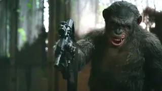 Koba Mata Dois Soldados | Planeta dos Macacos 2: O Confronto (2014) DUBLADO HD