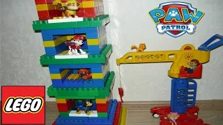 ✈ Мультик | Новая база  Ваня, Щенячий патруль (PAW PATROL) и бассейн |  Башня из #LEGO |лего бум