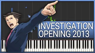 【ピアノ】 Investigation Opening (2013) - PW:AA - Dual Destinies (Piano Cover) 逆転裁判5