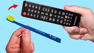 Take a Common Toothbrush and Fix All Remote Controls in Your Home! How to Repair TV Remote Control!