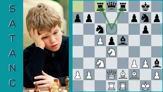 หมากรุกสากล เด็กน้อยน้ำยาเยอะ | Garry Kasparov Vs Magnus Carlsen | 2004 Reykjavik Rapid
